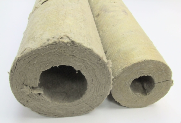 Mineral Wool Pipe Section - Plain